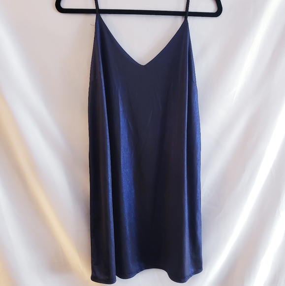 silence + noise Dresses & Skirts - Silence + Noise Shimmery Blue dress. Size M
